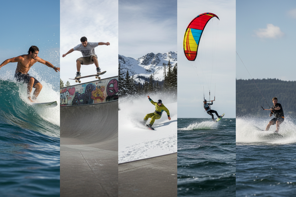 Sports de glisse réalistes